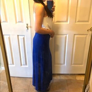 Set Summer Maxi skirt, crop top & shirt 💙🔥🤍